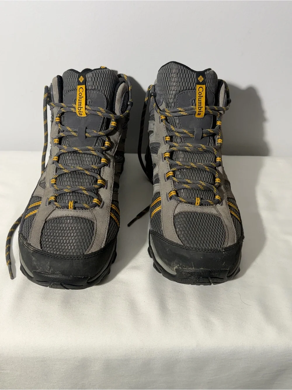 Columbia North Plains Men Gray Hiking Shoe Sz US 14